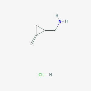 molecular formula C5H10ClN B2827359 (2-Methylidenecyclopropyl)methanamine;hydrochloride CAS No. 2253630-74-7