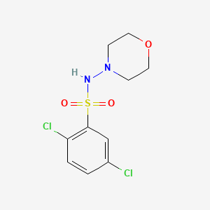 molecular formula C10H12Cl2N2O3S B2827375 2,5-dichloro-N-morpholinobenzenesulfonamide CAS No. 294849-19-7