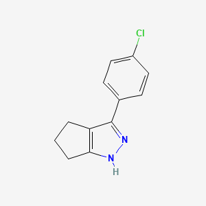 3-(4-Chlorophenyl)-2,4,5,6-tetrahydrocyclopenta[c]pyrazole