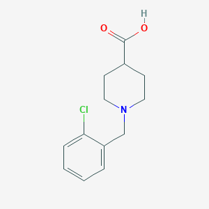 molecular formula C13H16ClNO2 B2827395 1-(2-Chlorobenzyl)piperidine-4-carboxylic acid CAS No. 876715-85-4