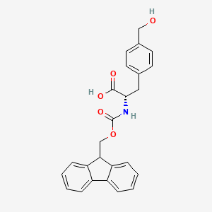 molecular formula C25H23NO5 B2827406 N-Fmoc-4-methoxy-L-phenylalanine CAS No. 205128-76-3; 77128-72-4