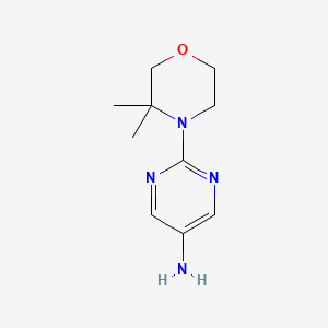 2-(3,3-Dimethylmorpholino)pyrimidin-5-amine