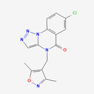 7-chloro-4-((3,5-dimethylisoxazol-4-yl)methyl)-[1,2,3]triazolo[1,5-a]quinazolin-5(4H)-one