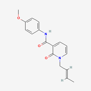 1-(2-butenyl)-N-(4-methoxyphenyl)-2-oxo-1,2-dihydro-3-pyridinecarboxamide