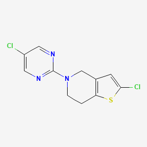 2-Chloro-5-(5-chloropyrimidin-2-yl)-6,7-dihydro-4H-thieno[3,2-c]pyridine