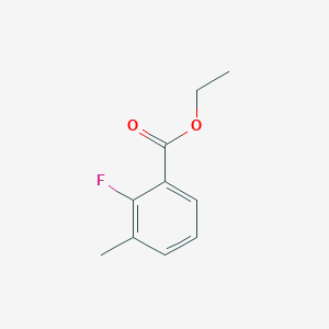 molecular formula C10H11FO2 B2827498 2-氟-3-甲基苯甲酸乙酯 CAS No. 1214363-24-2