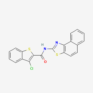 3-chloro-N-(naphtho[1,2-d]thiazol-2-yl)benzo[b]thiophene-2-carboxamide