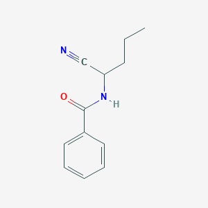 molecular formula C12H14N2O B2827543 N-(1-cyanobutyl)benzamide CAS No. 107694-53-1