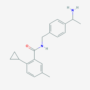 N-[[4-(1-Aminoethyl)phenyl]methyl]-2-cyclopropyl-5-methylbenzamide