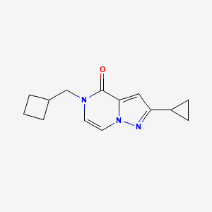 5-(Cyclobutylmethyl)-2-cyclopropylpyrazolo[1,5-a]pyrazin-4-one