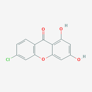 molecular formula C13H7ClO4 B2827570 6-氯-1,3-二羟基-9H-黄酮-9-酮 CAS No. 61101-89-1