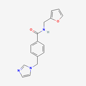 4-((1H-imidazol-1-yl)methyl)-N-(furan-2-ylmethyl)benzamide