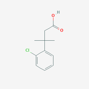 3-(2-Chlorophenyl)-3-methylbutanoic acid