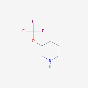 molecular formula C6H10F3NO B2827598 3-(三氟甲氧基)哌啶 CAS No. 1274903-50-2