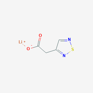 Lithium;2-(1,2,5-thiadiazol-3-yl)acetate