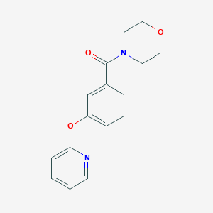 Morpholino(3-(pyridin-2-yloxy)phenyl)methanone