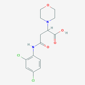 4-((2,4-Dichlorophenyl)amino)-2-morpholino-4-oxobutanoic acid