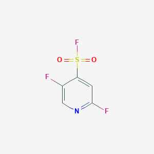 molecular formula C5H2F3NO2S B2827626 2,5-Difluoropyridine-4-sulfonyl fluoride CAS No. 2243514-57-8