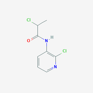 molecular formula C8H8Cl2N2O B2827637 2-chloro-N-(2-chloropyridin-3-yl)propanamide CAS No. 929973-70-6