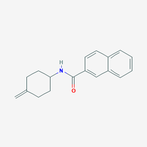 molecular formula C18H19NO B2827638 N-(4-甲基亚乙烯环己基)萘-2-甲酰胺 CAS No. 2097857-40-2