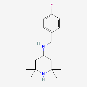 (4-Fluoro-benzyl)-(2,2,6,6-tetramethyl-piperidin-4-yl)-amine