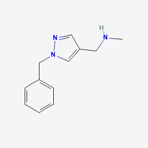 [(1-benzyl-1H-pyrazol-4-yl)methyl](methyl)amine