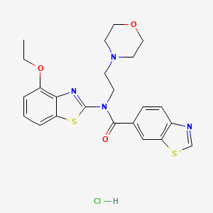 N-(4-ethoxybenzo[d]thiazol-2-yl)-N-(2-morpholinoethyl)benzo[d]thiazole-6-carboxamide hydrochloride