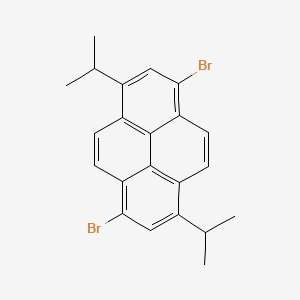molecular formula C22H20Br2 B2827739 1,6-Dibromo-3,8-diisopropylpyrene CAS No. 869340-02-3