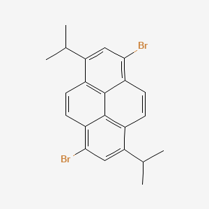 molecular formula C22H20Br2 B2827739 1,6-二溴-3,8-二异丙基芘 CAS No. 869340-02-3