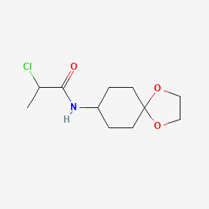 2-Chloro-N-(1,4-dioxaspiro[4.5]decan-8-yl)propanamide