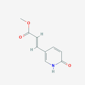 molecular formula C9H9NO3 B2827750 甲酸甲酯(2E)-3-(6-羟基吡啶-3-基)丙-2-烯酸盐 CAS No. 2079128-27-9