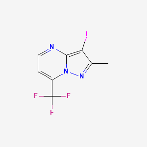 3-Iodo-2-methyl-7-(trifluoromethyl)pyrazolo[1,5-a]pyrimidine