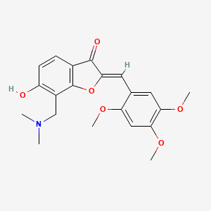 (Z)-7-((dimethylamino)methyl)-6-hydroxy-2-(2,4,5-trimethoxybenzylidene)benzofuran-3(2H)-one