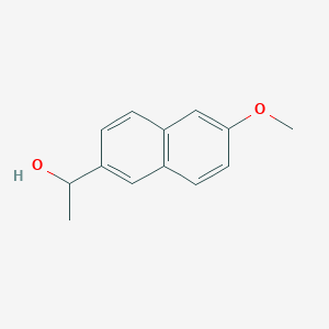 molecular formula C13H14O2 B028278 1-(6-Methoxy-2-naphthyl)ethanol CAS No. 77301-42-9