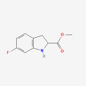 Methyl 6-fluoroindoline-2-carboxylate