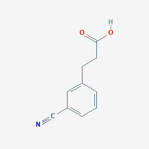 molecular formula C10H9NO2 B2827835 3-氰基苯丙酸 CAS No. 42287-97-8
