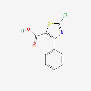 molecular formula C10H6ClNO2S B2827864 2-Chloro-4-phenylthiazole-5-carboxylic acid CAS No. 74476-66-7