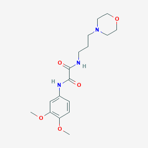 N1-(3,4-dimethoxyphenyl)-N2-(3-morpholinopropyl)oxalamide