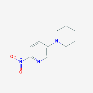 molecular formula C10H13N3O2 B2827879 2-Nitro-5-(piperidin-1-yl)pyridine CAS No. 444146-17-2