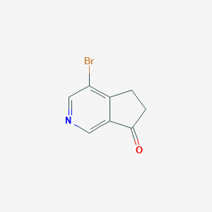 molecular formula C8H6BrNO B2827900 4-Bromo-5H-cyclopenta[C]pyridin-7(6H)-one CAS No. 1428651-90-4