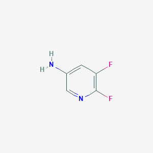 molecular formula C5H4F2N2 B2827981 5,6-二氟吡啶-3-胺 CAS No. 1214344-65-6