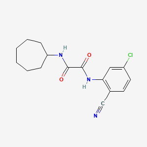 N1-(5-chloro-2-cyanophenyl)-N2-cycloheptyloxalamide