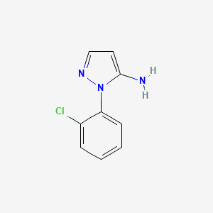 molecular formula C9H8ClN3 B2828008 1-(2-Chlorophenyl)-1H-pyrazol-5-amine CAS No. 14678-96-7