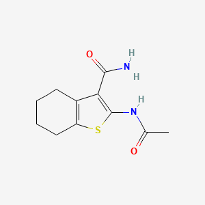 2-Acetamido-4,5,6,7-tetrahydro-1-benzothiophene-3-carboxamide