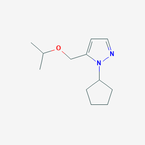 1-cyclopentyl-5-(isopropoxymethyl)-1H-pyrazole