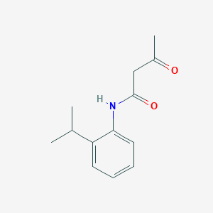 molecular formula C13H17NO2 B2828049 N-(2-isopropylphenyl)-3-oxobutanamide CAS No. 176912-27-9