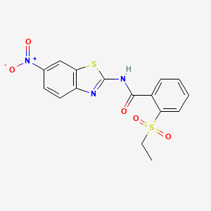 2-(ethylsulfonyl)-N-(6-nitrobenzo[d]thiazol-2-yl)benzamide