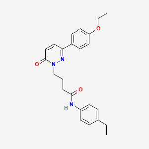 4-(3-(4-ethoxyphenyl)-6-oxopyridazin-1(6H)-yl)-N-(4-ethylphenyl)butanamide