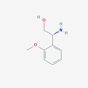 molecular formula C9H14ClNO2 B2828082 (R)-2-氨基-2-(2-甲氧基苯基)乙醇 CAS No. 213990-65-9