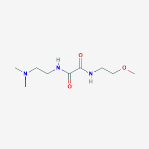 N-[2-(dimethylamino)ethyl]-N'-(2-methoxyethyl)ethanediamide
